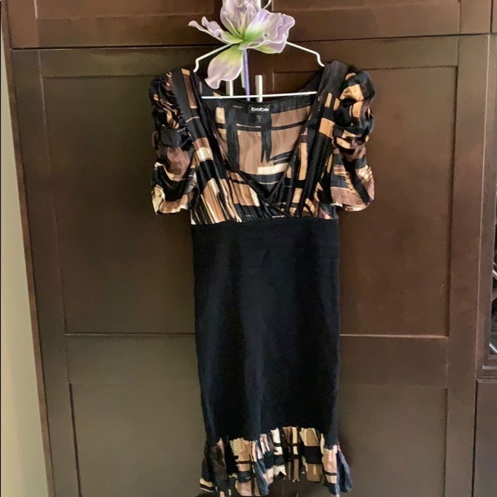 BEBE silk dress